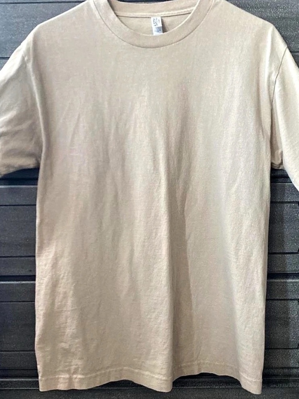 plain beige t shirt